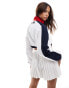 Фото #2 товара Tommy Jeans cropped archive windbreaker in red white blue