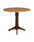 Фото #3 товара International Concept 42" Round Dual Drop Leaf Pedestal Table