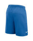 Men's Blue Detroit Lions Arched Kicker Shorts