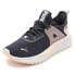 Фото #2 товара Puma Pacer 23 Transparent City Lace Up Womens Black Sneakers Casual Shoes 39627
