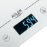 Фото #3 товара Кухонные весы электронные Adler AD 3170 - 15 кг - 1 г - Прозрачные - Белые - Закаленное стекло - Стекло