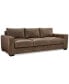 Фото #1 товара Dawkins 94" Leather Sofa, Created for Macy's