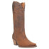 Фото #3 товара Dingo Talkin' Rodeo Studded Snip Toe Cowboy Womens Brown Casual Boots DI585-200