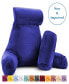 Фото #19 товара Soft Velour Cover Reading Backrest Pillow Set, Extra Large