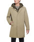 ფოტო #1 პროდუქტის Men's Colin Raincoat with Removable Nylon Hooded Inset