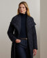 ფოტო #1 პროდუქტის Women's Asymmetric Belted Quilted Coat