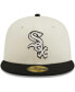 Men's Stone, Black Chicago White Sox Chrome 59FIFTY Fitted Hat