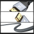 Mocny wytrzymały kabel HDMI 2.1 8K / 4K / 2K w oplocie 2m - srebrny