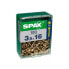 Коробка для винтов SPAX Yellox Деревянный Плоская головка 100 Предметы (3,5 x 20 mm)