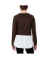 ფოტო #4 პროდუქტის Sandy Detachable Nursing Knit Sweater Chocolate