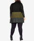 Фото #5 товара Plus Size Cora Color Block Cardigan Sweater