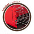 Фото #4 товара Угольный барбекю на колесах Aktive Сталь Пластик Эмалированный металл 66 x 85 x 44 cm Красный