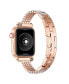 Mia Rose Gold Plated Rhinestone Bracelet Band for Apple Watch, 42mm-44mm