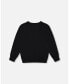 ფოტო #3 პროდუქტის Toddler Boys Sweater With Deer Flocking Dark Gray - Toddler|Child