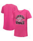 Фото #1 товара Big Girls Pink Washington Nationals Jersey Stars V-Neck T-shirt