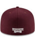 ფოტო #5 პროდუქტის Men's Maroon Mississippi State Bulldogs Logo Basic 59FIFTY Fitted Hat