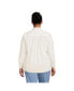 ფოტო #2 პროდუქტის Women's Plus Size Pinwale Cord Long Sleeve Shirt