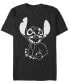 Фото #1 товара Men's Negative Stitch Short Sleeve T-Shirt