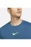 Фото #4 товара Футболка мужская Nike Pro Blue Training Neon Graphic Dri-Fit T-shirt DR8772-476