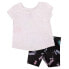 Puma 2 Piece T-Shirt & Bike Shorts Set Toddler Girls Size 2T Casual Tops 859354