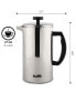 French Press Double-Walled Glass & Stainless Steel Coffee Maker