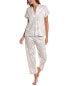 Фото #1 товара Natori 2Pc Hana Wedge Sleepwear Set Women's Xl