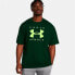 Фото #2 товара UNDER ARMOUR Heavyweight Oversized Branded short sleeve T-shirt