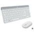 Мышь и клавиатура Logitech MK470 Белый французский AZERTY