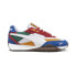 Фото #1 товара Puma Blktop Rider Multicolor Lace Up Mens Multi, White Sneakers Casual Shoes 39