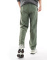 ONLY & SONS straight tech trouser in green