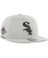 Фото #2 товара Men's Gray Chicago White Sox 2003 MLB All-Star Game Sure Shot Captain Snapback Hat