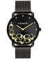 Women's Elliot Black Stainless Steel Mesh Watch 36mm