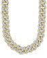 ფოტო #1 პროდუქტის Men's Diamond Cuban Link 22" Chain Necklace (2-1/2 ct. t.w.) in 10k Gold