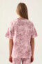 Painted Toz Pembe Kız Çocuk T-Shirt
