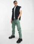 Topman sleeveless overshirt with patch pockets in black