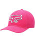 Men's Pink Racing Brushed Snapback Hat