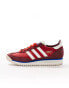 Фото #2 товара adidas Originals SL 72 RS trainers in red and white