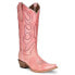 Фото #2 товара Circle G by Corral Pink TooledInlay Snip Toe Cowboy Womens Size 8 M Casual Boot