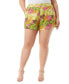 Фото #1 товара Trendy Plus Size Linen-Blend Eliana Shorts
