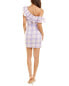 Фото #2 товара Платье мини с открытыми плечами Emmie Rose фиолетового цвета размер L