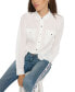 ფოტო #5 პროდუქტის Women's Epaulette Button Up Shirt