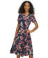 Women's Printed Midi Dress