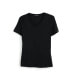 ფოტო #1 პროდუქტის Bellemere Women's Grand V-Neck Cotton T-Shirt 160G