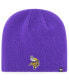 Фото #1 товара Men's Purple Minnesota Vikings Secondary Logo Knit Beanie