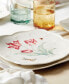 Фото #2 товара Butterfly Meadow Square Accent Plate Set, Set of 4