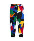 Фото #1 товара Бриджи для малышей Polo Ralph Lauren Abstract-Print Double-Knit Jogger Pants