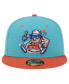 Men's Turquoise Tulsa Drillers Theme Night Raft 59FIFTY Fitted Hat