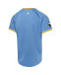 Фото #2 товара Nike Big Boys and Girls Powder Blue Milwaukee Brewers City Connect Limited Jersey