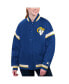 ფოტო #1 პროდუქტის Women's Royal Los Angeles Rams Tournament Full-Snap Varsity Jacket