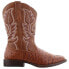 Фото #1 товара Roper Bumps Square Toe Cowboy Mens Brown Casual Boots 09-020-1900-0807